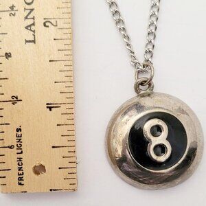 CRAZY 8 BALL STAINLESS CHAIN 24" CHAIN